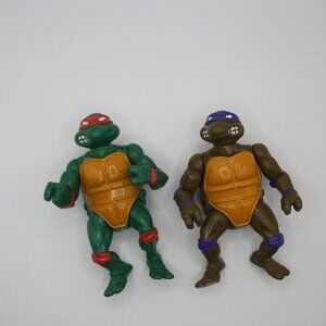 Vintage 1988 Teenage Mutant Ninja Turtles Michelangelo and Donatello